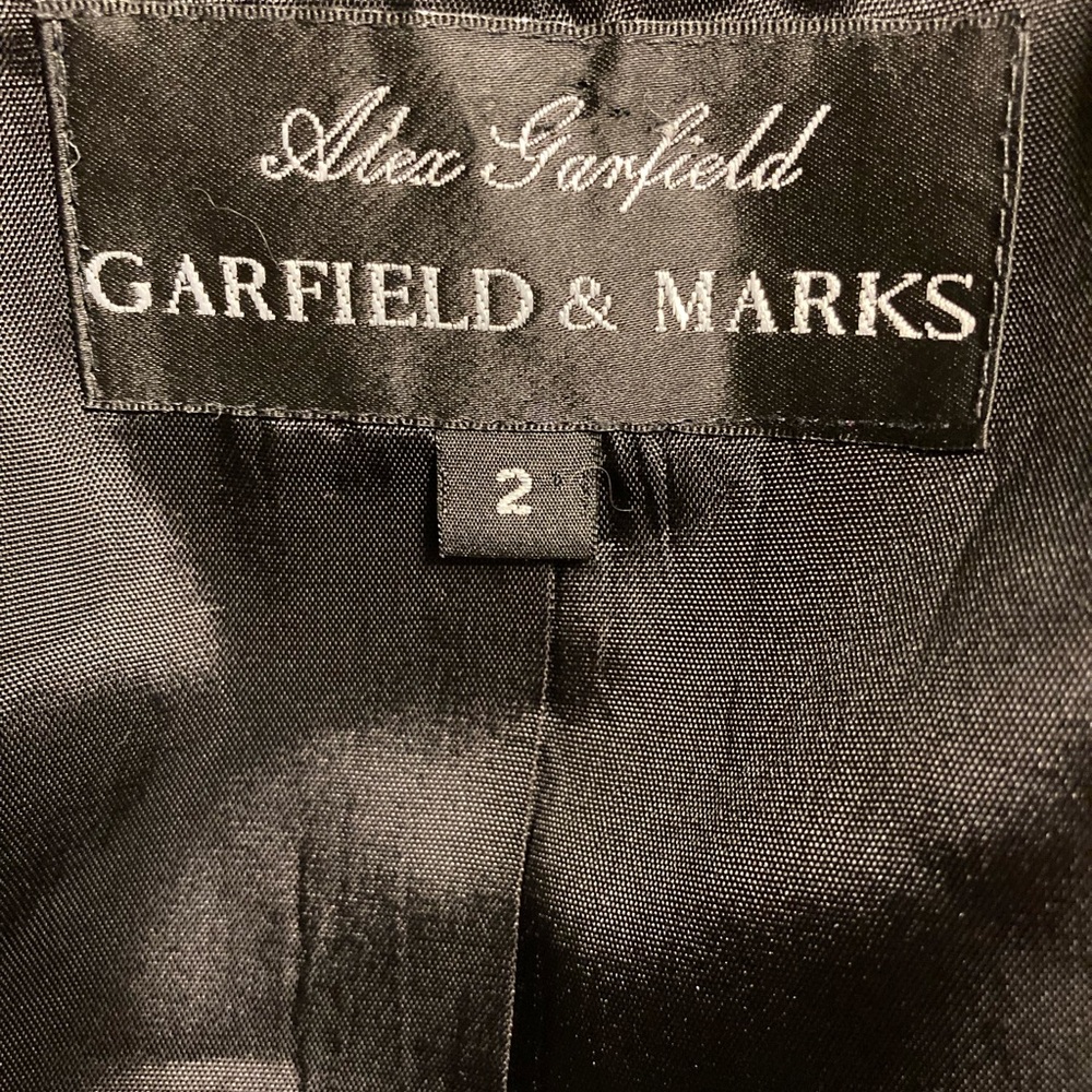 Garfield & Marks black blazer suit jacket size 2 - Picture 5 of 5
